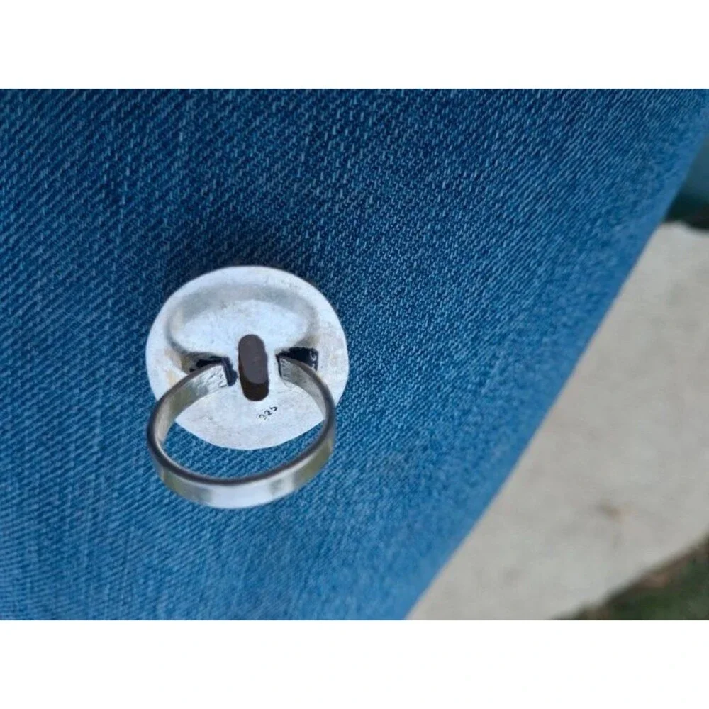 Agate or carnelian boho ring